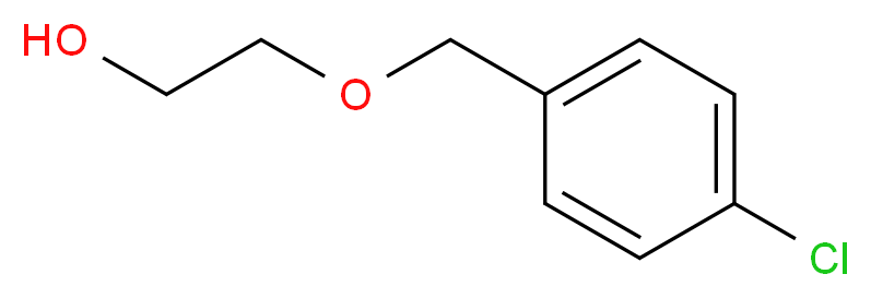 2-[(4-Chlorobenzyl)oxy]-1-ethanol_分子结构_CAS_1200-15-3)