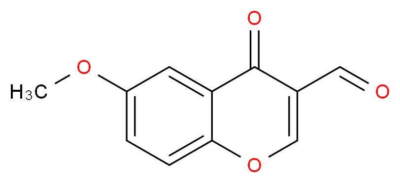 6-Methoxy-4-oxo-4H-chromene-3-carbaldehyde_分子结构_CAS_)