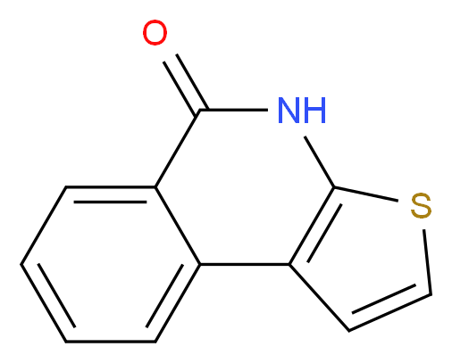 4H,5H-thieno[2,3-c]isoquinolin-5-one_分子结构_CAS_420849-22-5
