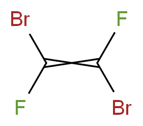 1,2-dibromo-1,2-difluoroethene_分子结构_CAS_359-21-7