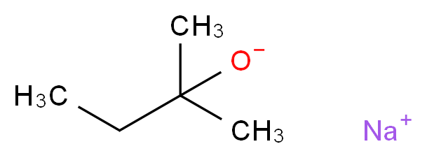 sodium 2-methylbutan-2-olate_分子结构_CAS_14593-46-5