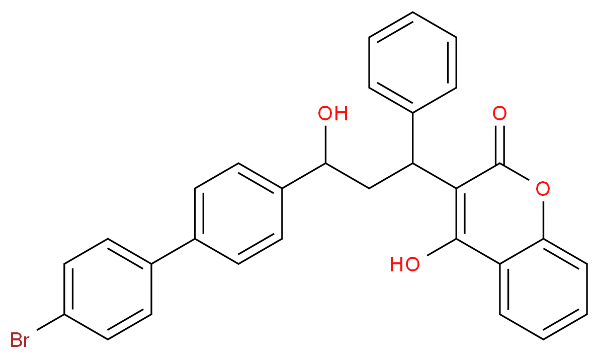 溴敌隆_分子结构_CAS_28772-56-7)