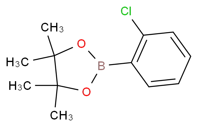 2-Chlorobenzeneboronic acid, pinacol ester_分子结构_CAS_870195-94-1)