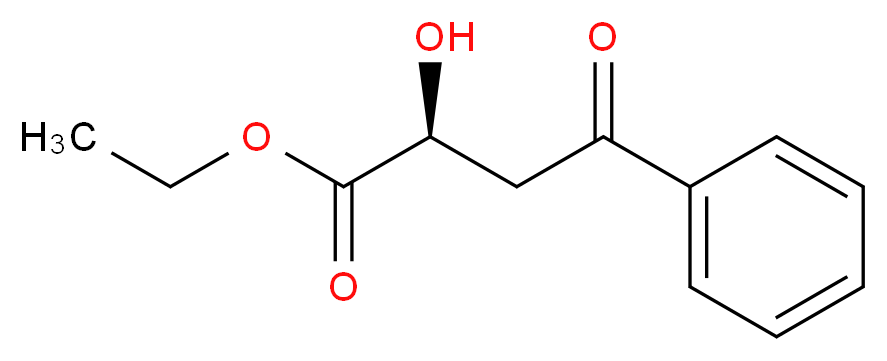 ethyl (2S)-2-hydroxy-4-oxo-4-phenylbutanoate_分子结构_CAS_243658-52-8