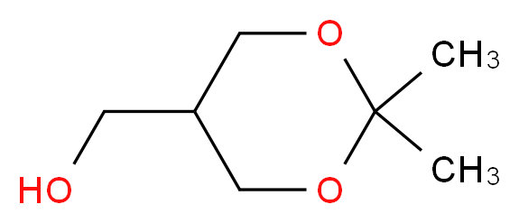 (2,2-dimethyl-1,3-dioxan-5-yl)methanol_分子结构_CAS_4728-12-5