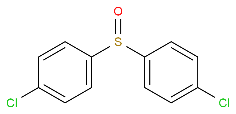 bis(p-CHLOROPHENYL)SULFOXIDE_分子结构_CAS_3085-42-5)