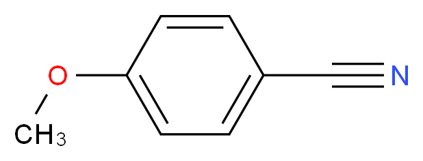 4-甲氧基苯甲腈_分子结构_CAS_874-90-8)