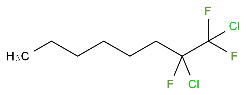 1,2-dichloro-1,1,2-trifluorooctane_分子结构_CAS_219905-95-7