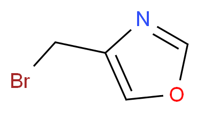 4-(Bromomethyl)-1,3-oxazole_分子结构_CAS_)