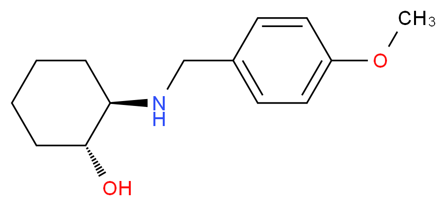 TRANS-2-(4-METHOXY-BENZYLAMINO)-CYCLOHEXANOL_分子结构_CAS_759402-65-8)