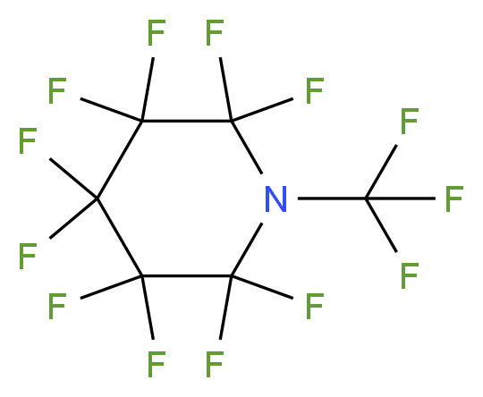 2,2,3,3,4,4,5,5,6,6-decafluoro-1-(trifluoromethyl)piperidine_分子结构_CAS_359-71-7