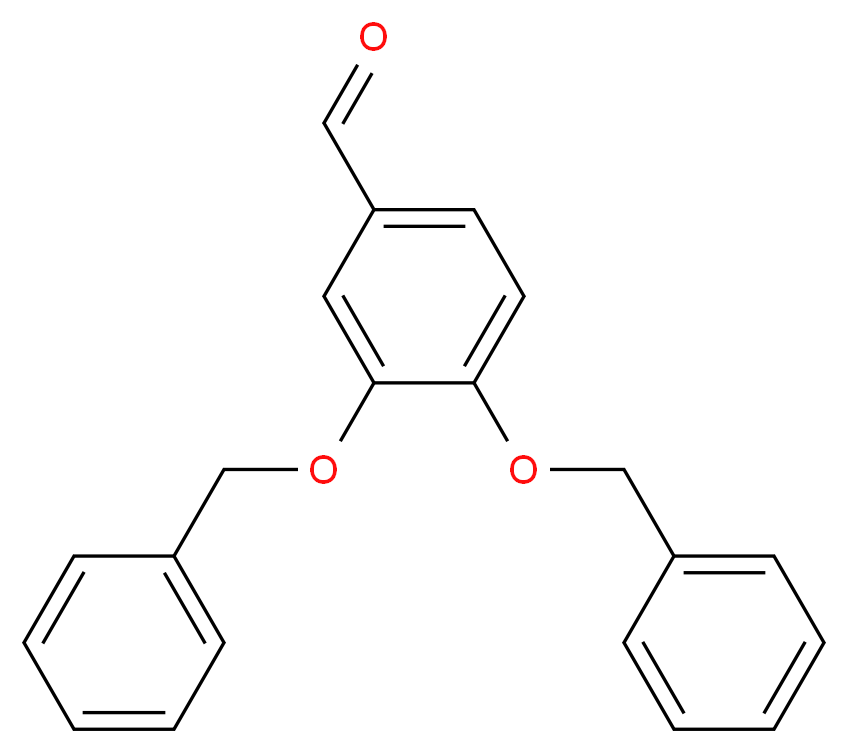 3,4-二苄氧基苯甲醛_分子结构_CAS_5447-02-9)