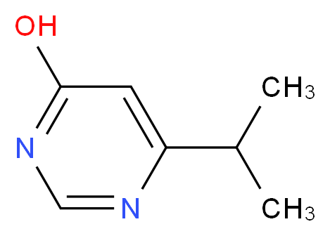 6-isopropylpyrimidin-4-ol_分子结构_CAS_)