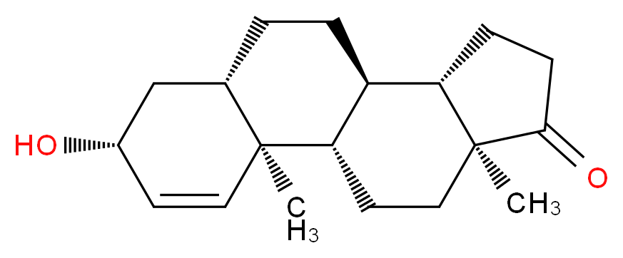 (1S,2R,5R,7S,10R,11S,15S)-5-hydroxy-2,15-dimethyltetracyclo[8.7.0.0<sup>2</sup>,<sup>7</sup>.0<sup>1</sup><sup>1</sup>,<sup>1</sup><sup>5</sup>]heptadec-3-en-14-one_分子结构_CAS_23633-63-8