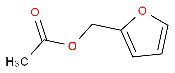 furan-2-ylmethyl acetate_分子结构_CAS_623-17-6
