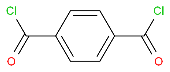 benzene-1,4-dicarbonyl dichloride_分子结构_CAS_100-20-9