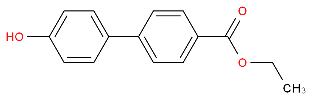 Ethyl 4'-hydroxy[1,1'-biphenyl]-4-carboxylate_分子结构_CAS_50670-76-3)