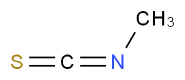 isothiocyanatomethane_分子结构_CAS_)
