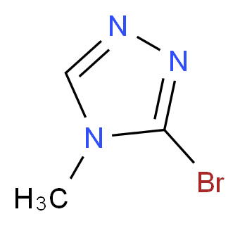 3-bromo-4-methyl-4H-1,2,4-triazole_分子结构_CAS_16681-73-5