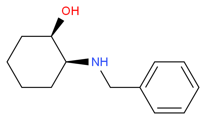 (1R,2S)-2-(benzylamino)cyclohexan-1-ol_分子结构_CAS_40571-86-6