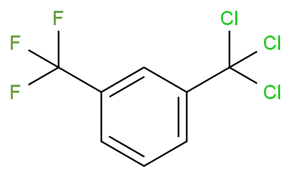 1-(trichloromethyl)-3-(trifluoromethyl)benzene_分子结构_CAS_16766-90-8)