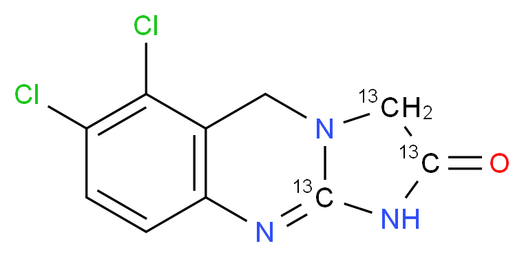 Anagrelide-13C3 _分子结构_CAS_)