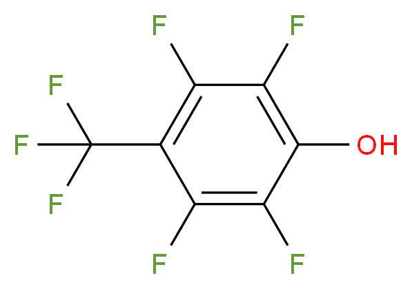 2,3,5,6-四氟-4-三氟甲基苯酚_分子结构_CAS_2787-79-3)