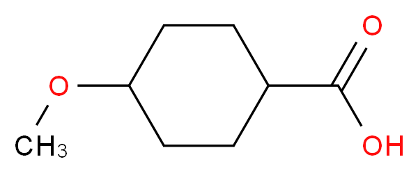 4-methoxycyclohexane-1-carboxylic acid_分子结构_CAS_95233-12-8