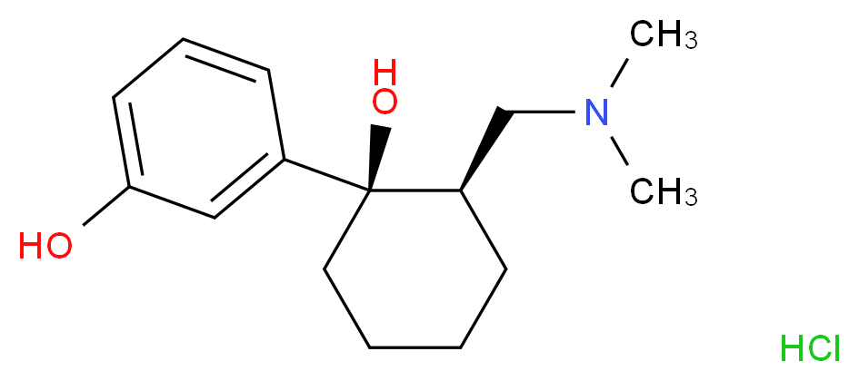 (+)-O-Desmethyl Tramadol Hydrochloride_分子结构_CAS_148262-77-5)