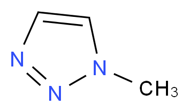 1-methyl-1H-1,2,3-triazole_分子结构_CAS_16681-65-5