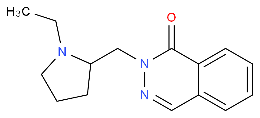 2-[(1-ethylpyrrolidin-2-yl)methyl]phthalazin-1(2H)-one_分子结构_CAS_)