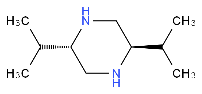 PIPERAZINE, 2,5-BIS(1-METHYLETHYL)-, TRANS-_分子结构_CAS_114420-45-0)