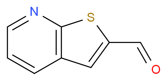 thieno[2,3-b]pyridine-2-carbaldehyde_分子结构_CAS_53174-98-4