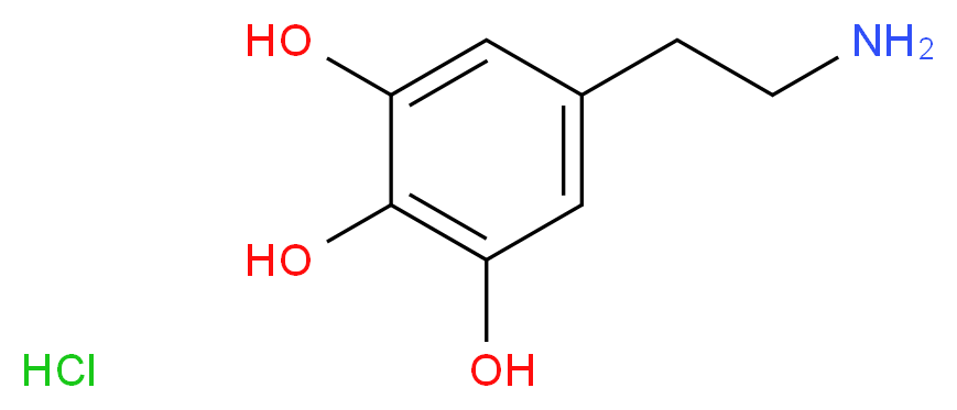 5-HYDROXYDOPAMINE HYDROCHLORIDE_分子结构_CAS_5720-26-3)