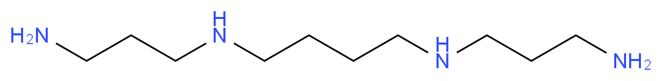 (3-aminopropyl)({4-[(3-aminopropyl)amino]butyl})amine_分子结构_CAS_305-67-2