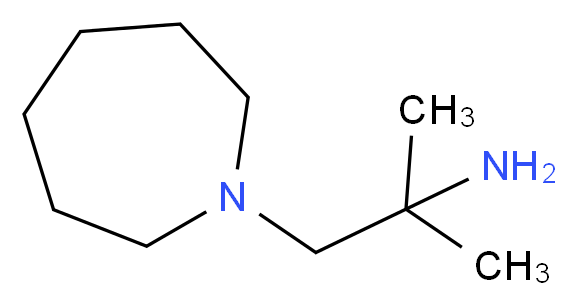 1-(azepan-1-yl)-2-methylpropan-2-amine_分子结构_CAS_21404-91-1