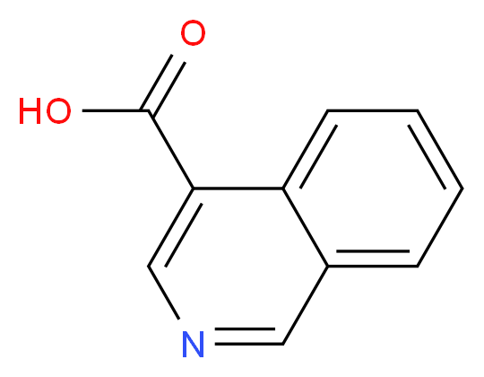 Isoquinoline-4-carboxylic acid_分子结构_CAS_7159-36-6)