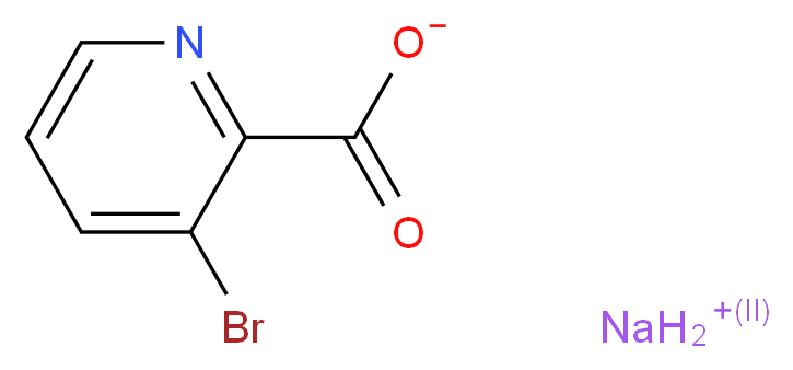 3-Bromopicolinic Acid Sodium Salt_分子结构_CAS_1189933-55-8)