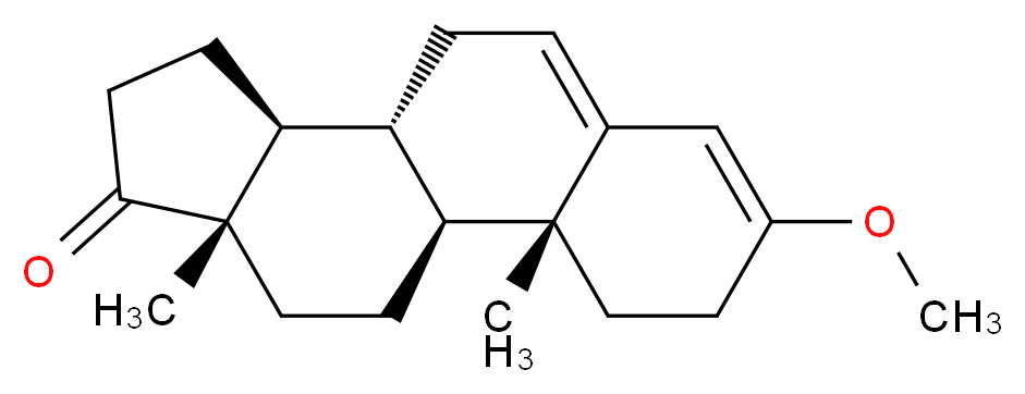 (1S,2R,10R,11S,15S)-5-methoxy-2,15-dimethyltetracyclo[8.7.0.0<sup>2</sup>,<sup>7</sup>.0<sup>1</sup><sup>1</sup>,<sup>1</sup><sup>5</sup>]heptadeca-5,7-dien-14-one_分子结构_CAS_57144-06-6