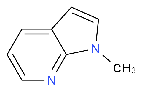 1-Methyl-1H-pyrrolo[2,3-b]pyridine_分子结构_CAS_27257-15-4)