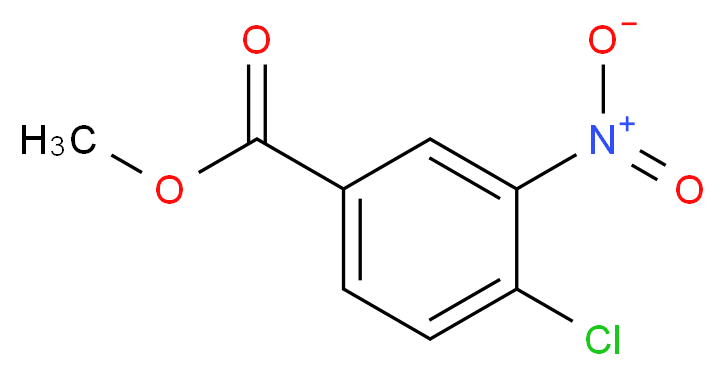 Methyl 4-chloro-3-nitrobenzoate_分子结构_CAS_14719-83-6)