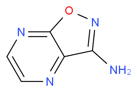 [1,2]oxazolo[4,5-b]pyrazin-3-amine_分子结构_CAS_81411-79-2