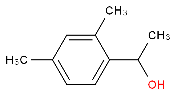 1-(2,4-dimethylphenyl)ethan-1-ol_分子结构_CAS_5379-19-1