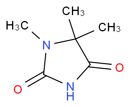 1,5,5-trimethylimidazolidine-2,4-dione_分子结构_CAS_6851-81-6)