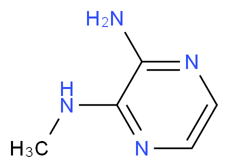 2-Amino-3-(methylamino)pyrazine_分子结构_CAS_84996-40-7)
