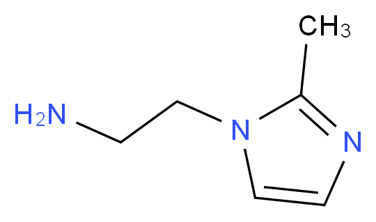 2-(2-methyl-1H-imidazol-1-yl)ethan-1-amine_分子结构_CAS_113741-01-8