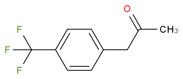 1-[4-(trifluoromethyl)phenyl]propan-2-one_分子结构_CAS_)