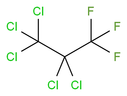 1,1,1,2,2-pentachloro-3,3,3-trifluoropropane_分子结构_CAS_1652-89-7