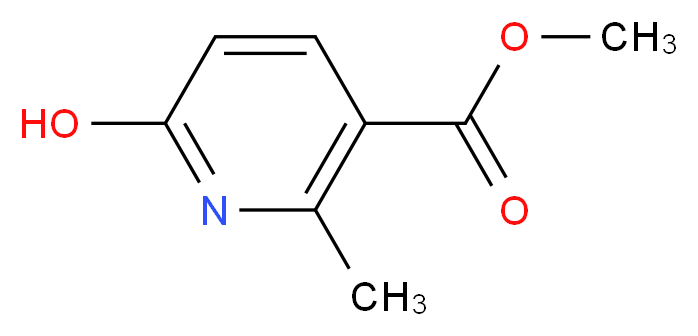 methyl 6-hydroxy-2-methylpyridine-3-carboxylate_分子结构_CAS_223788-08-7