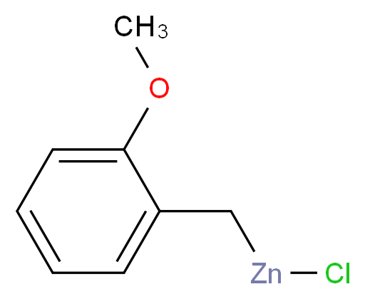 chloro[(2-methoxyphenyl)methyl]zinc_分子结构_CAS_312693-15-5